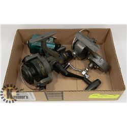 LOT OF 3 FISHING REELS INCL SHIMANO DC1300