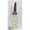 Image 1 : RARE ECO GAS OIL GLASS IMPERIAL QUART JAR & FUNNEL