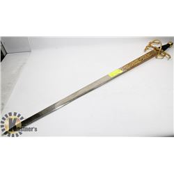 VINTAGE ORNATE SPANISH SWORD.