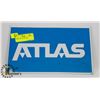 Image 1 : VINTAGE ATLAS TIRE SIGN.