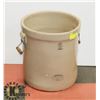 6 GALLON MEDALTA POTTERIES CROCK, NO LID