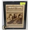 GERMAN-AMERICA 1925 WEEKLY NEWSPAPER WITH
