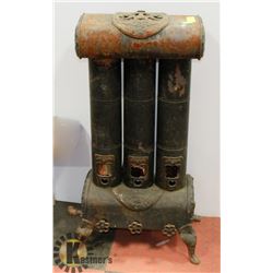 VINTAGE WOOD STOVE.