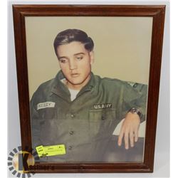 VINTAGE ELVIS PRESLEY PICTURE IN FRAME