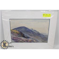 LATE 19TH CENTURY WATERCOLOR SCOTTISH HIGHLAND