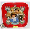 Image 1 : COLLECTIBLE 1981 PRINCESS DIANA & CHARLES TRAY