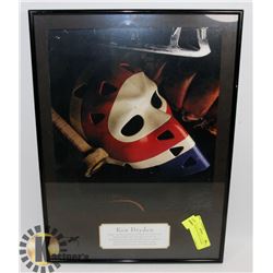 KEN DRYDEN PICTURE IN FRAME