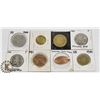 ASSORTMENT OF VINTAGE COINS IN SLEEVES