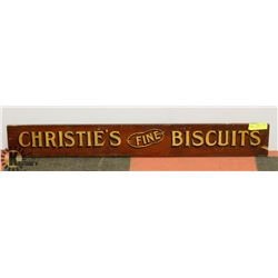 CHRISTIES BISCUIT SIGN