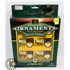 Image 1 : JOHN DEERE 6PC GOLD COLOUR ORNAMENTS