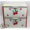 Image 1 : VINTAGE DECOWARE METAL DOUBLE DOOR BREAD / PIE