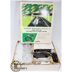 COMPLETE ELDON POWER PACK 8 ROAD RACE SET