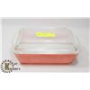 Image 1 : VINTAGE PINK PYREX 503 REFRIGERATOR DISH / LID
