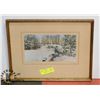 Image 1 : SIGNED ORIGINAL AD WOODMAN TINTED PICTURE.
