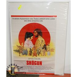 SHOGUN FRAMED MOVIE POSTER IN GERMAN