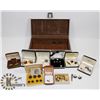 Image 1 : BOX OF MENS VINTAGE CUFF LINKS