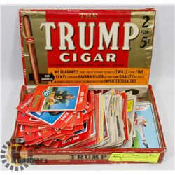 CIGAR BOX FULL OF OLD CFL CARDS.