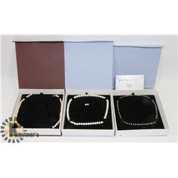 3 BOX OF PEARL NECKLACE HAWAII