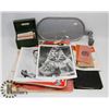Image 1 : BOX OF ASSORTED 1950S MOVIE THEATER MEMORABILIA.