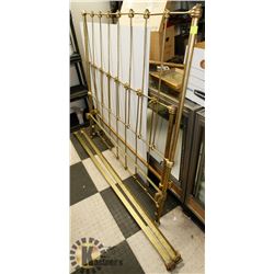 ANTIQUE DOUBLE BED WITH RAILS.