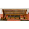 Image 1 : VINTAGE WOODEN COAT RACK.