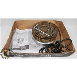 ANTIQUE DRIVE-IN THEATRE HEATER WITH PAPERS