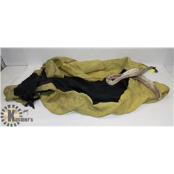 ANTIQUE LINEN SHIPS FLAG.