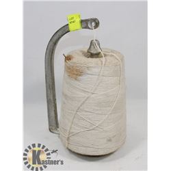 ANTIQUE GENERAL STORE TWINE DISPENSER.