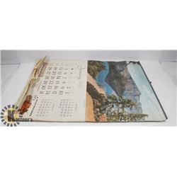 1959 ALLIS CHALMERS TRACTOR CALENDAR.