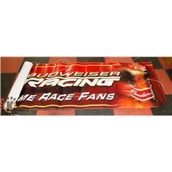 BUDWEISER RACEWAY BANNER.