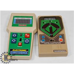 A PAIR OF 1970S HANDHELD VIDEO GAMES - MATTEL