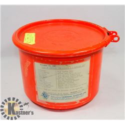 VINTAGE SURVIVAL KIT IN METAL CONTAINER STILL HAS