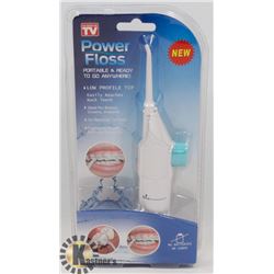 NEW! POWER FLOSS -PORTABLE & READY TO GO ANYWHERE!