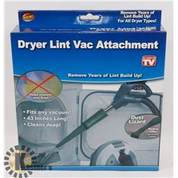 NEW! DRYER LINT VAC ATTACHMENT