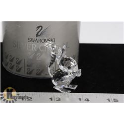 SWAROVSKI CRYSTAL SQUIRREL FIGURINE, ART 7662