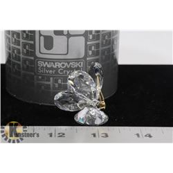 SWAROVSKI CRYSTAL BUTTERFLY FIGURINE.