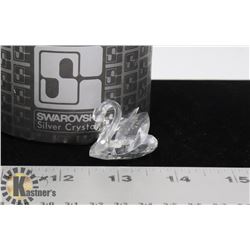 SWAROVSKI CRYSTAL SWAN FIGURINE, ART 7633 NR038.