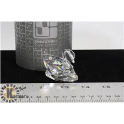 SWAROVSKI CRYSTAL SWAN FIGURINE, ART 7633 NR063.