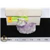 Image 1 : SWAROVSKI CRYSTAL CLAM FIGURINE ON AMETHYST
