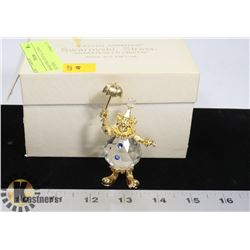 SWAROVSKI CRYSTAL CLOWN FIGURINE.