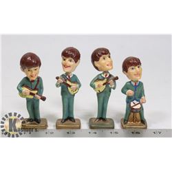 1960S BEATLES CAKE TOPPER BOBBLEHEADS.