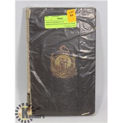 1848 GOVERNMENT OF MASSACHUSETS STATISTICAL VIEW