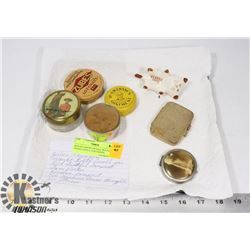 BOX OF ASSORTED INCL MOUNT EDITH CAVELL CONTAINER,