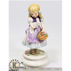 GOEBEL LIMITED EDITION GIRL WITH RABBIT FIGURINE