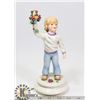 Image 1 : GOEBEL LIMITED EDITION BOY WITH FLOWERS FIGURINE