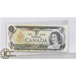 1973 CANADIAN $1 BILL