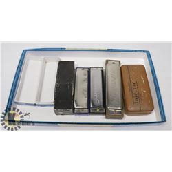 KOCH AND HORNER HARMONICAS AND SET OF VINTAGE