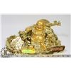 Image 1 : CHINA TEMPLE BRASS WEALTH YUANBAO MONEY GOLDEN