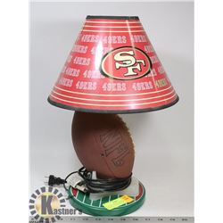 VINTAGE SAN FRANCISCO 49ERS FOOTBALL DESKTOP LAMP