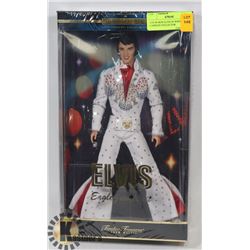 NEW IN BOX ELVIS IN WHITE EAGLE JUMPSUIT-COLLECTOR